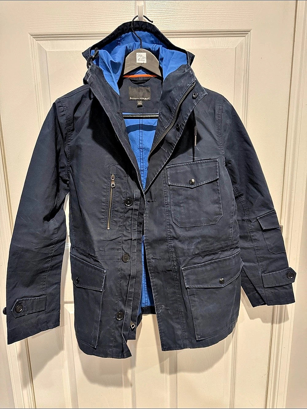 Banana Republic Men's Hooded Field Jacket Size Medium